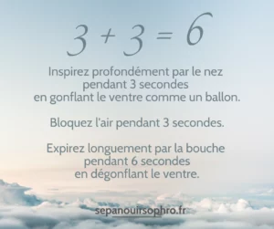 Lire la suite à propos de l’article Respiration 3+3=6