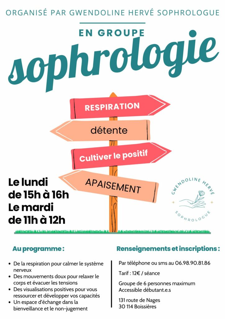 sophrologie en groupe - proche Calvisson