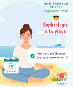 Séance de sophrologie à la plage - La Grande Motte - Association EndoZen - 18 août 2026