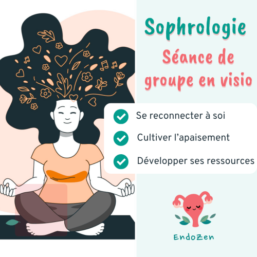 Atelier de sophrologie en visio avec l'association endométriose EndoZen Occitanie
